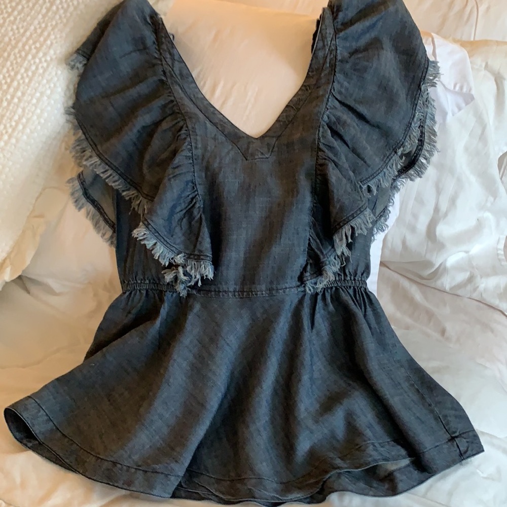 Trina Turk Ruffles Top - Picture 3 of 9